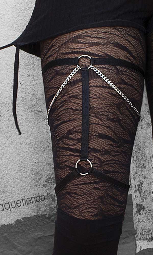 Grima legchain arnes choker para pierna