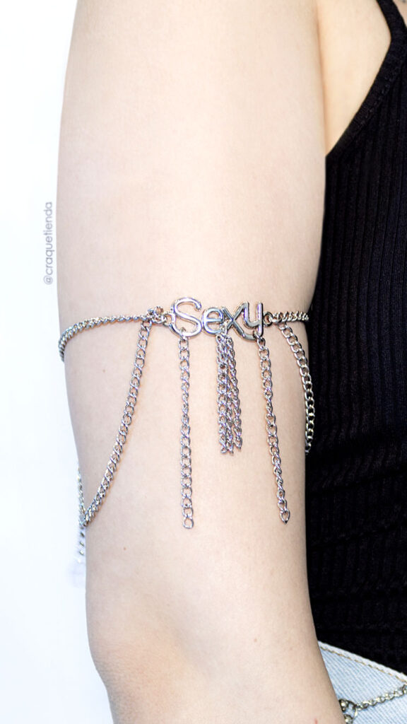 chechi arm chain cadenas para el brazo brazalete sexy ajustable