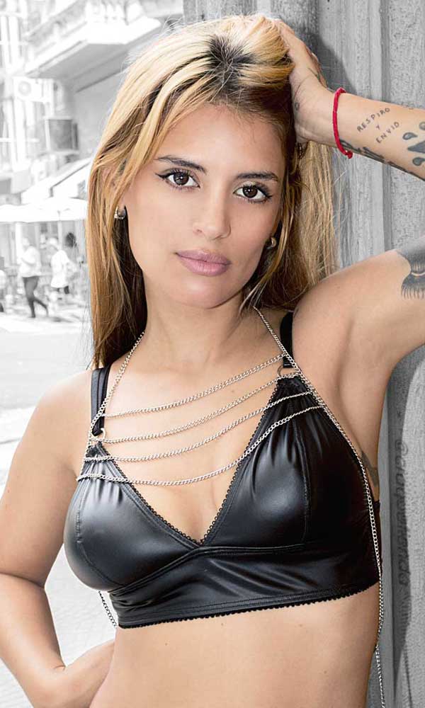 Tania body chain brachain top chain cadenas pechera